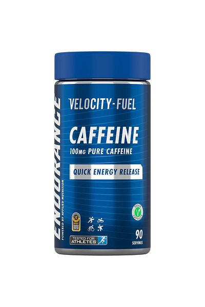 applied nutrition Endurance Velocity Fuel Pure Caffeine, 100 mg, 90 Capsules