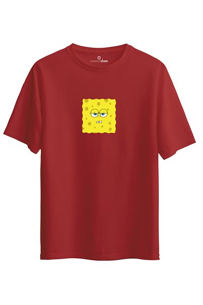 Oweear Unisex Sungerbob - Oversize T-Shirt