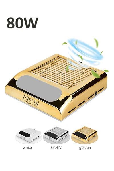 Misyul Tırnak Toz Toplama Cihazı, Protez Tırnak & Manikür Tırnak Toz Toplayıcı Cihaz Gold