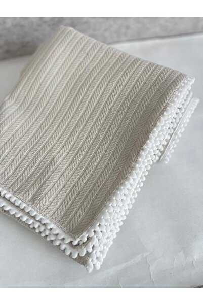 Miniworld Örgü desen bebek battaniyesi % 100 pamuk