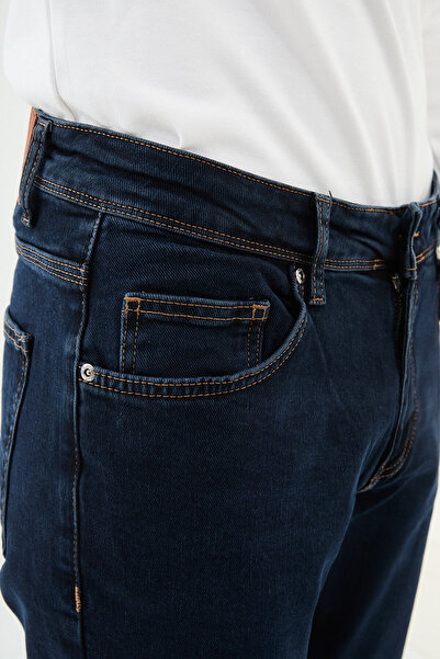 Mcr Straight Super Slim Fit Men's Jeans Blue-Black - 33016.24K