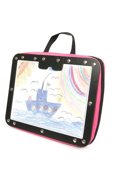 HeiN Small Wooden Children's Blackboard with Bag