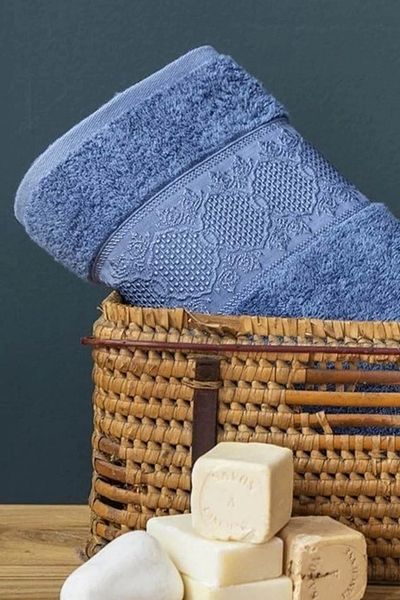 İssimo Home Πετσέτα Marsılya 50*90 Indigo