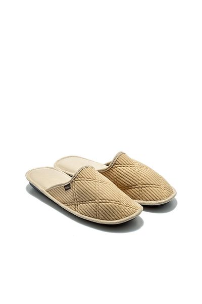 Twigy Ανδρικές παντόφλες σπιτιών Roger Beige - 41/46