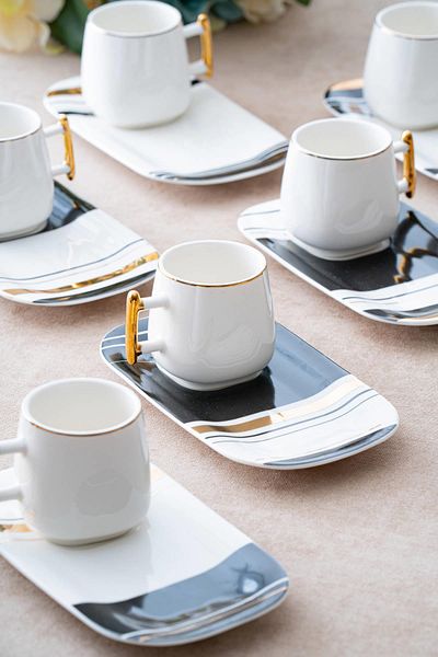 ACAR Prescot 6-Person Coffee Cup Set - 90 ml