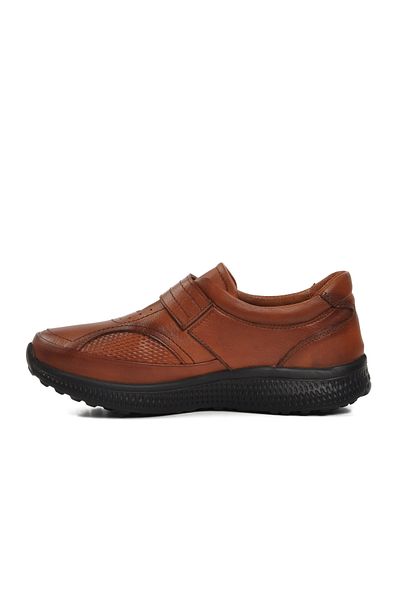 AYAKMOD 039 Tan Genuine Leather Women's Casual Shoes