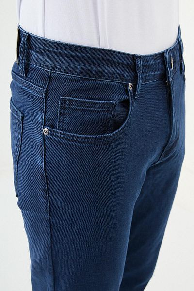 Mcr Straight Super Slim Fit Men's Jeans Navy Blue - 33014.24K