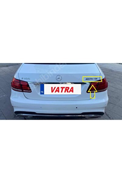 EDEXPORT W212 E180 Uyumlu E180 ve AMG Krom Bagaj Yazısı 3M 3D ABS