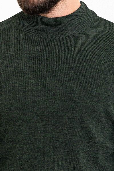 Mcr Plain Slim Fit Half Turtleneck Wool Men's Knitwear Sweater Khaki - 11465.23K
