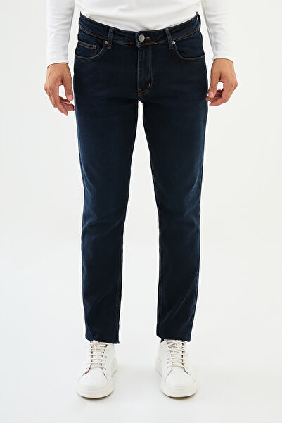 Mcr Straight Super Slim Fit Men's Jeans Blue-Black - 33016.24K