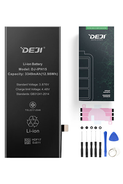 Deji iPhone 15 Uyumlu Mucize Batarya Deji - Orijinal mAh Kapasite