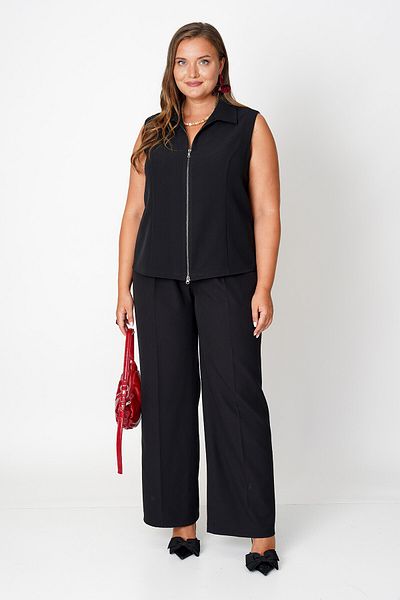 Büyük Moda Stylish Vest with Double Zipper