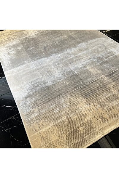 Hoomrugs Elexus Halı Valesco 3935 Antrasit Beyaz Modern Salon Halısı