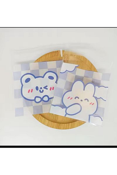 OZN AKSESUAR Τσάντα με διάφανο σχέδιο 10x10 cm - 95 τεμάχια Opp