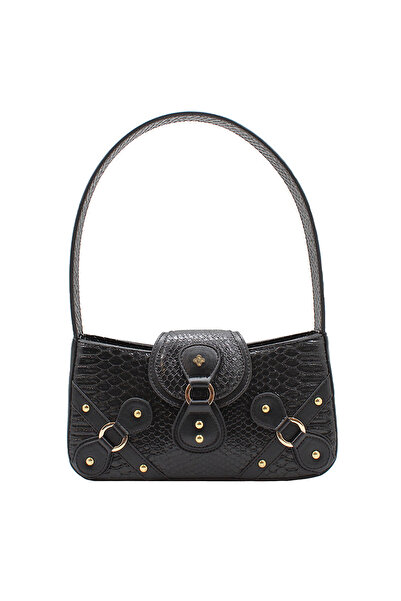 NOTHING Capella Women's Design - Hand and Shoulder Bag with Gold Metal Accessories