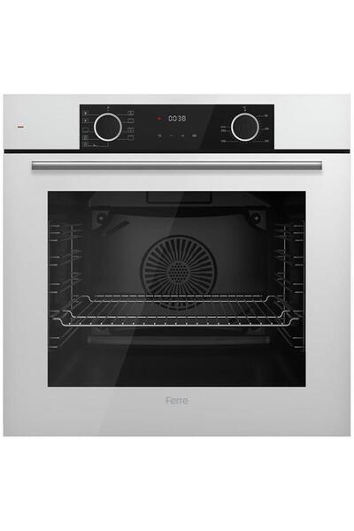 Ferre Fryart Elektrikli Beyaz Cam Ankastre Set D064 - MS261 Vitroseramik - XE63CB (Su Arıtma Sürahis