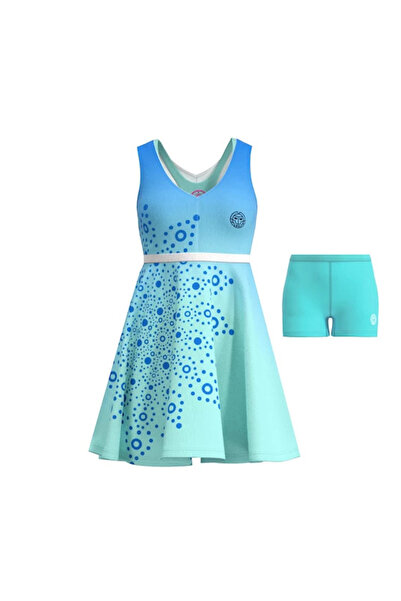 Bidi Badu Colortwist 2In1 Kadın Tenis Elbisesi - aqua/ blue