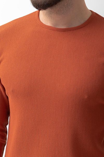 Mcr Slim Fit Long Sleeve Crew Neck Men's T-Shirt Tile - 36679.21K