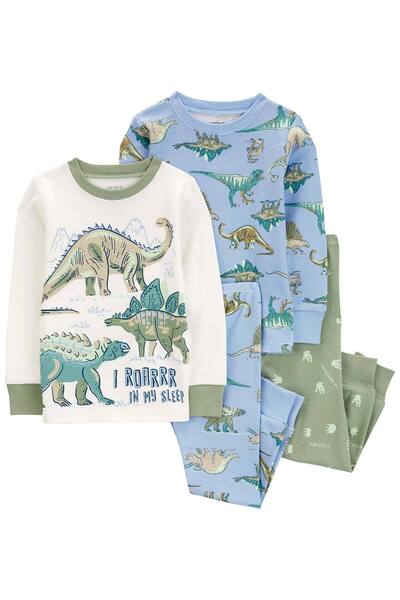 Carter's Erkek Bebek Pijama Set 4'lü Paket