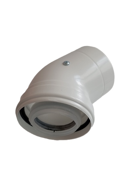 BEZE 45 derece yoğuşmalı kombi baca dirseği baca dirsek