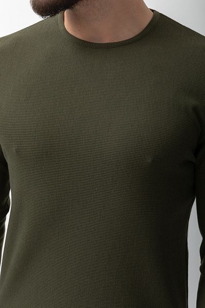 Mcr Slim Fit Long Sleeve Crew Neck Men's T-Shirt Khaki - 36679.21K