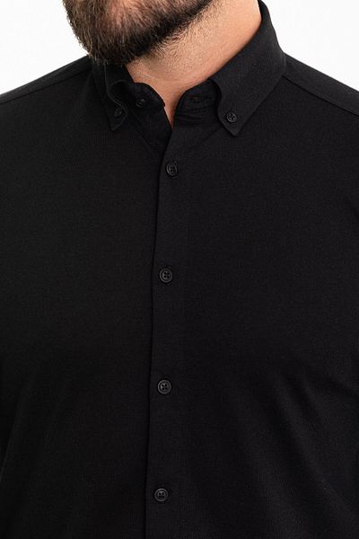 Mcr Straight Slim Fit Men's Shirt Black - 37844.23K