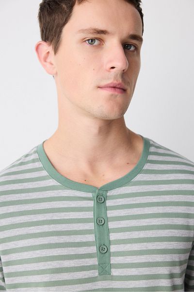 Penti Σετ πιτζάμες Green Stripe Green Pants