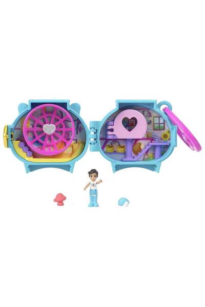 Polly Pocket Sevimli Hayvanlar Kompakt Oyun Seti GYV99 - Kirpi Hxx23