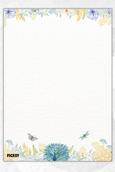 Ficksy لوحة ملاحظات مقاس A5 بنمط الأزهار - 50 ورقة، لوحة مذكرة، لوحة مذكرة، دفتر ملاحظات للقائمة