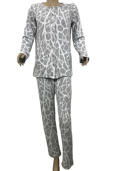 Tuba 9276- Women's Front Winter Outdoor Pajamas Set