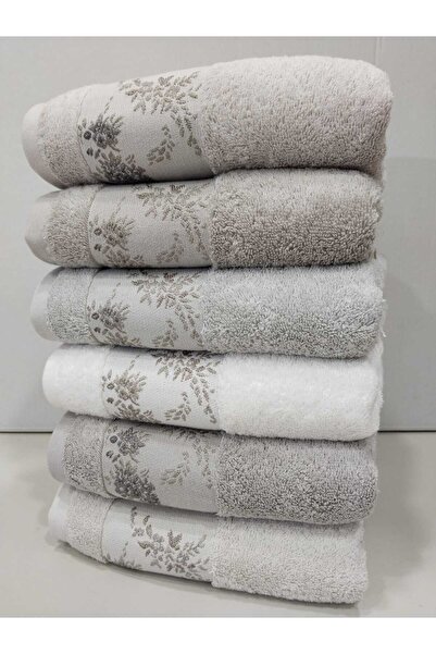 Pupilla Collection Vıctorya El Havlu Seti 6 adet 50x90cm Exclusıve Comped Cotton