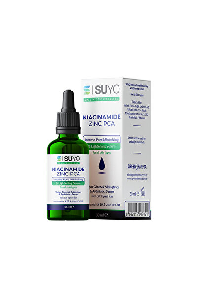 GreenFarma Green Farma Suyo Nıacınamıde Zınc Pca Yüz Bakım Serum 30 ml