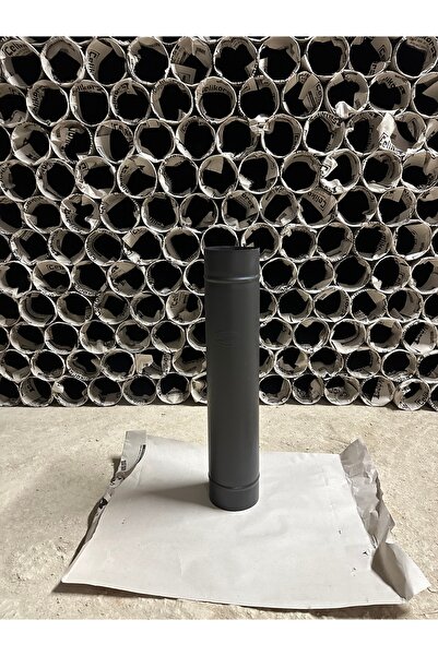 Mat Siyah Emaye Soba Borusu 70 Cm 1.kalite 0.40mm. (ŞÖMİNE IÇİN UYGUN)