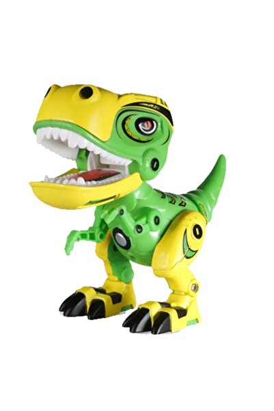 MEGA Işıklı ve Sesli Die Cast Yeşil Dinozor
