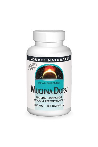 source naturals Mucuna Dopa, 100 mg, 120 Veggie Capsules