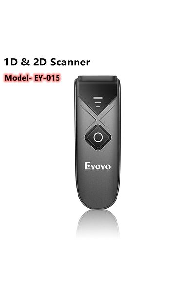Choice EY-015P Eyoyo 2D Barcode Scanner USB Wired/Bluetooth/ 2.4G Wireless 1D QR PDF417 Mini Bar Code Reade