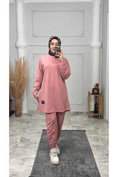 Nevayla Moda Set de 2 piese Hijab - Pudra