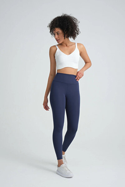 CUBBUX Visok struk Ženske tajice tamnoplave