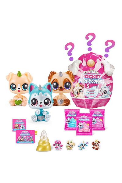 Rainbocorns Yellow Surprise Mini Figure S1 - Pocket Rar24000 Horn