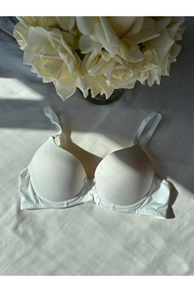 Cansoy Mikro Kumaş Desteksiz Ekru Sütyen (167)