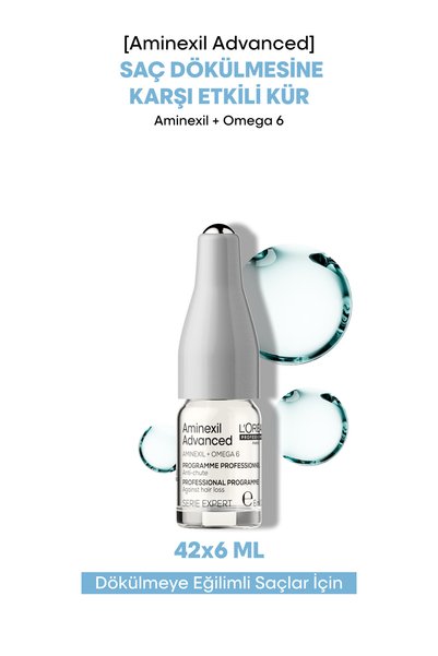 L'oreal Professionnel أمينكسيل المتطور لعلاج تساقط الشعر - 42 × 6 مل