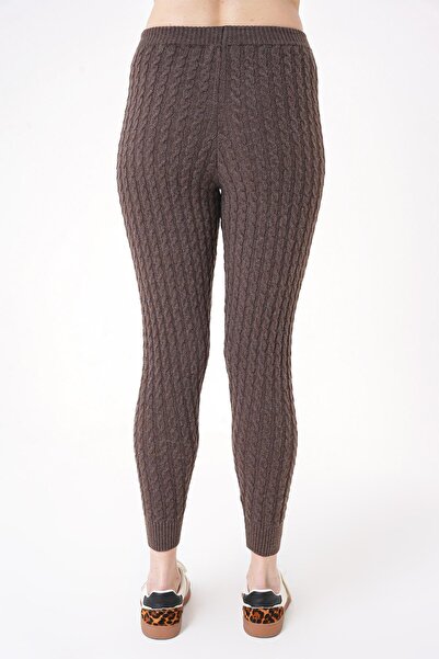 CHUBA Καφέ Soft Key Knitwear κολάν - Γυναικεία πλεξούδα μαλλιών 25W3017