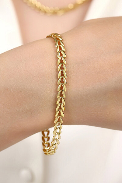 Altınkesesi 14 Ayar Altın Unisex Pars Bileklik 5 Mm