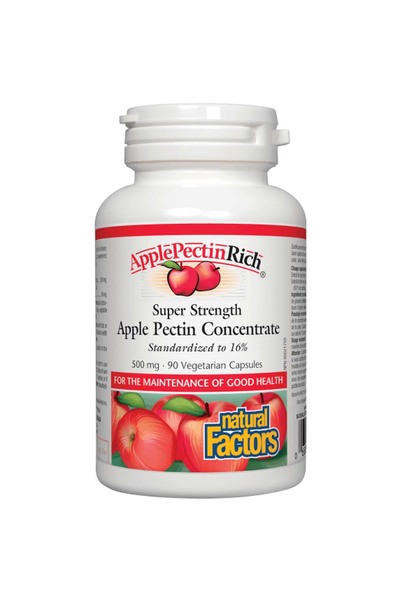 Natural Factors Apple Pectin Rich, 500 mg, 90 Capsules