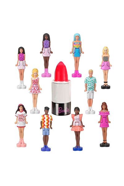 Barbie Mini Barbieland Fashionistas Bebeği Sürpriz Paket HYF19 - Kırmızı