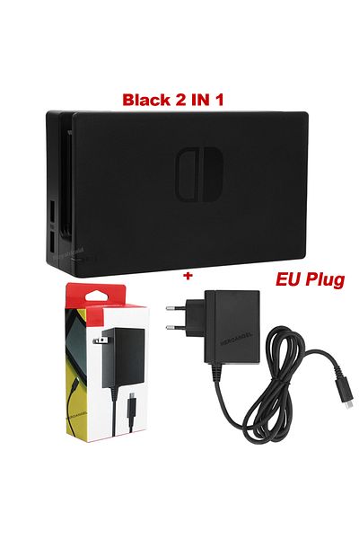 Choice 2in1 Eu Plug New 2in1 Kit For Ns Switch Charging Dock Hdmi-compatible Tv Dock Charger Station Stand