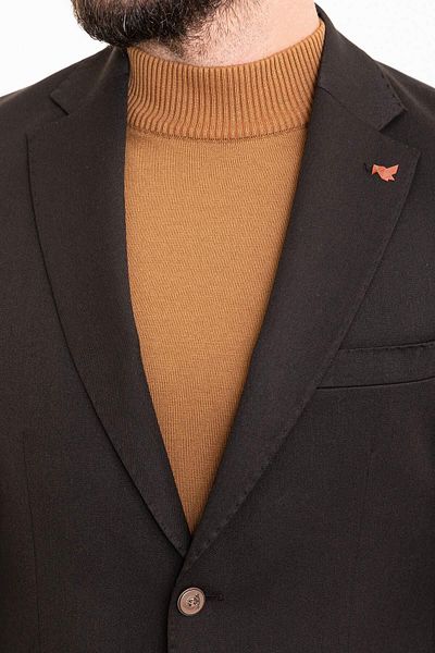 Mcr Straight Slim Fit Mono Collar Men's Jacket Brown - 40329.23K