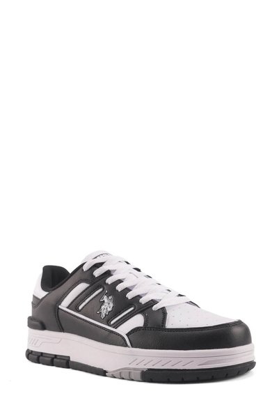 U.S. Polo Assn. حذاء رياضي رجالي أسود من OKRA 4PR