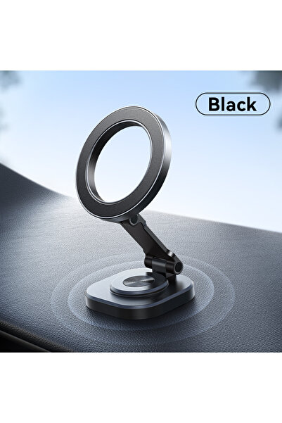 Choice Black Joyroom Magnetic Car Mount 24 Strong Magnet 360° Rotation Foldable Phone Holder for Car For iP
