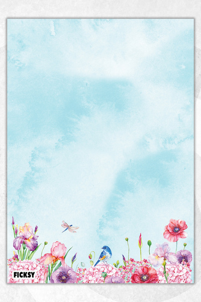 Ficksy دفتر ملاحظات A5 بدون خطوط - 50 ورقة - مذكرة - دفتر ملاحظات - ورق ملاحظات